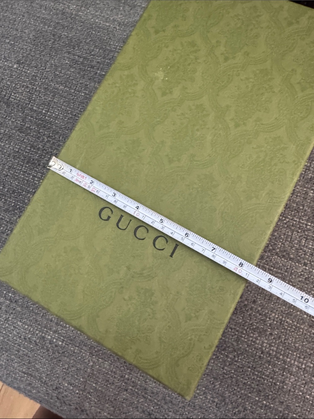 Gucci Green Patterned Accessory Box - Picture 6 of 6